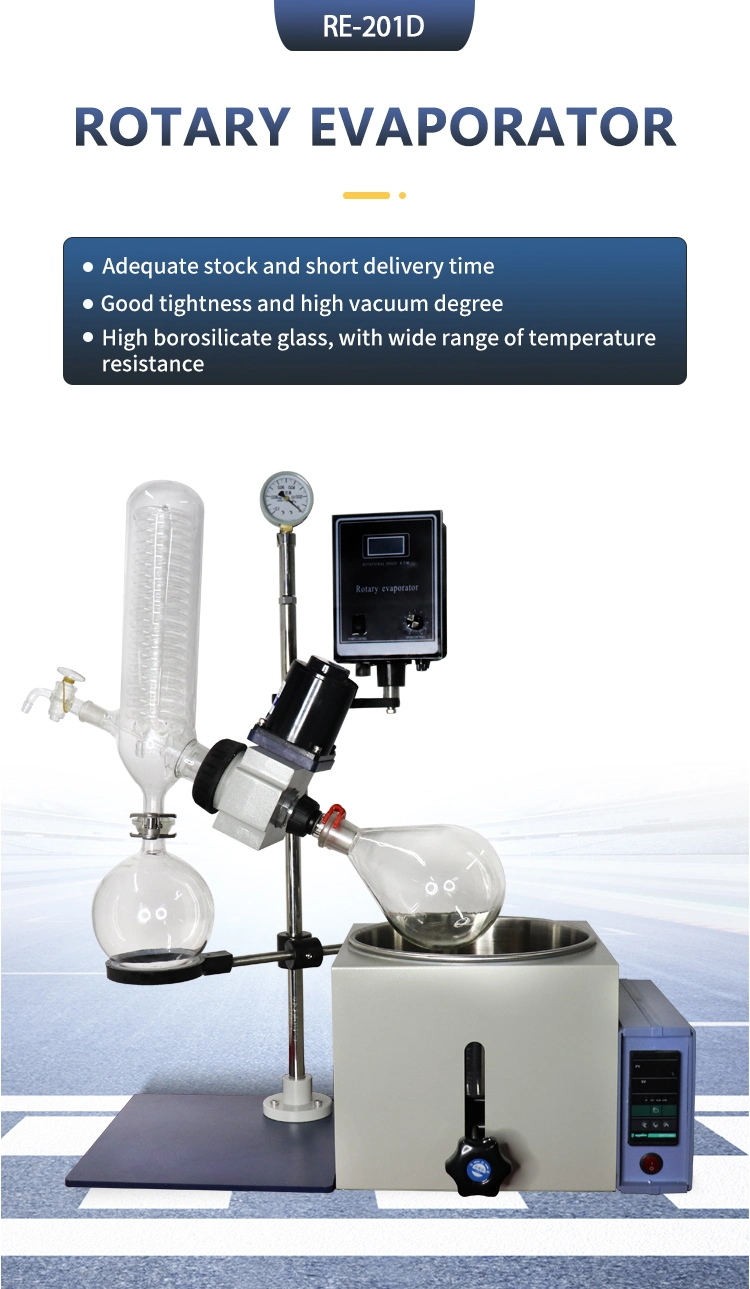 2L 5L 10L 50L Auto Lifting Digital Thin Film Rotary Vaporizer Price Vacuum Ex-Proof Rotary Evaporator Rotavp with Pump Chiller