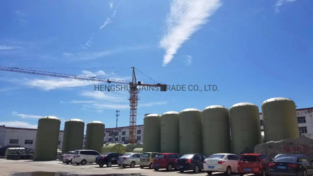 FRP Fiberglass Tank for Storage of Hydrochloric Acid, Caustic Soda etc Chemicals