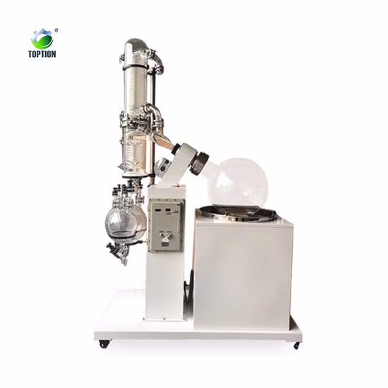 Evaporatore rotante a film sottile digitale a sollevamento automatico 2L 5L 10L 50L Prezzo Evaporatore rotante a prova di vuoto Ex-Proof Rotavp con refrigeratore a pompa